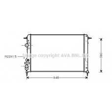 RTA2241 Prasco Радиатор, охлаждение двигателя