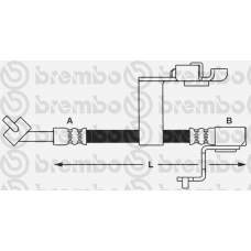 T 24 034 BREMBO Тормозной шланг