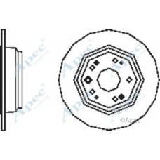 DSK2494 APEC Тормозной диск