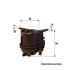 EFF5254.20 OPEN PARTS Топливный фильтр