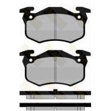 PA446 BRAKE ENGINEERING Комплект тормозных колодок, дисковый тормоз