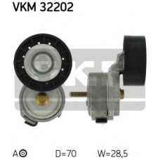 VKM 32202 SKF Натяжной ролик, поликлиновой  ремень