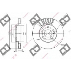 BD1057 DJ PARTS Тормозной диск