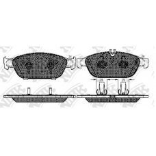 PN31016 NiBK Комплект тормозных колодок, дисковый тормоз