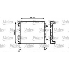 732175 VALEO Радиатор, охлаждение двигателя