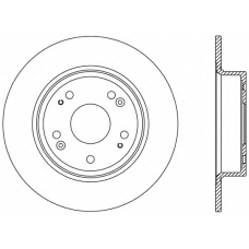 BDR2495.10 OPEN PARTS Тормозной диск