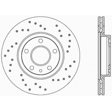 BDRS1664.25 OPEN PARTS Тормозной диск