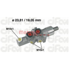 202-177 METZGER Главный тормозной цилиндр