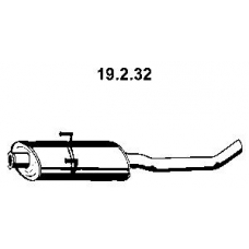 19.2.32 EBERSPACHER Средний глушитель выхлопных газов