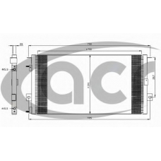 300078 ACR Конденсатор, кондиционер
