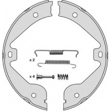 M854R MGA Комплект тормозных колодок, стояночная тормозная с