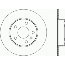 BDR1811.10 OPEN PARTS Тормозной диск