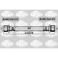 SBH6366 SASIC Тормозной шланг