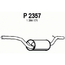 P2357 FENNO Глушитель выхлопных газов конечный