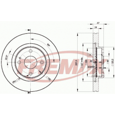 BD-3266 FREMAX Тормозной диск