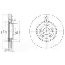 BG3685 DELPHI Тормозной диск