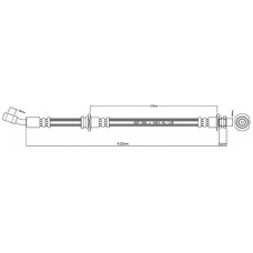 VBJ380 MOTAQUIP Тормозной шланг