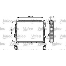 732199 VALEO Радиатор, охлаждение двигателя