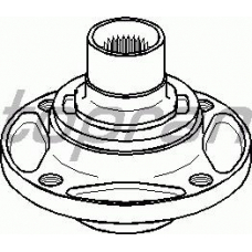 104 317 TOPRAN Ступица колеса
