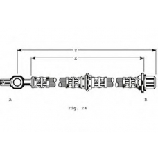 PHD145 TRW Тормозной шланг