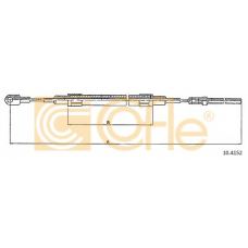 10.4152 COFLE Трос, стояночная тормозная система
