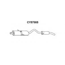 CY57005 VENEPORTE Глушитель выхлопных газов конечный