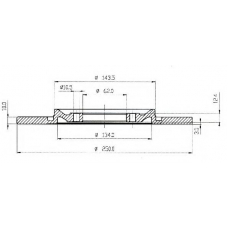 BDC3738 QUINTON HAZELL Тормозной диск