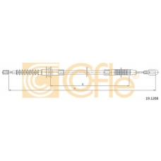 19.1208 COFLE Трос, управление сцеплением