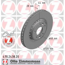 470.2438.20 ZIMMERMANN Тормозной диск