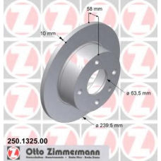 250.1325.00 ZIMMERMANN Тормозной диск