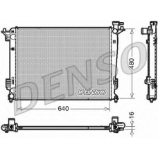 DRM41003 DENSO Радиатор, охлаждение двигателя