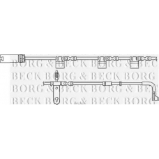 BWL3028 BORG & BECK Сигнализатор, износ тормозных колодок