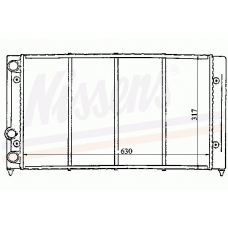 65236 NISSENS Радиатор, охлаждение двигателя