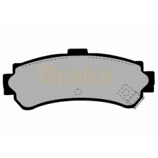 PA1376 BRAKE ENGINEERING Комплект тормозных колодок, дисковый тормоз