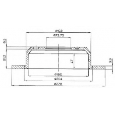 BDC3584 QUINTON HAZELL Тормозной диск