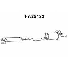 FA25123 VENEPORTE Глушитель выхлопных газов конечный