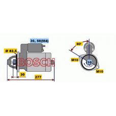 0 001 218 110 BOSCH Стартер