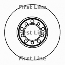 FBD206 FIRST LINE Тормозной диск