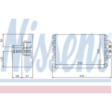 92063 NISSENS Испаритель, кондиционер