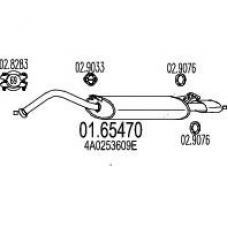 01.65470 MTS Глушитель выхлопных газов конечный