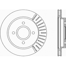 BDA1185.20 OPEN PARTS Тормозной диск