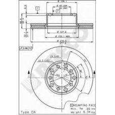 BS 7818 BRECO Тормозной диск