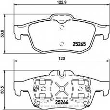 8DB 355 017-341 HELLA PAGID Комплект тормозных колодок, дисковый тормоз