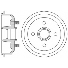 VBD637 MOTAQUIP Тормозной барабан