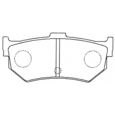 PN-8076 JNBK Колодки тормозные