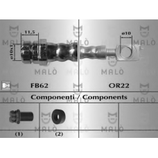 80008 Malo Тормозной шланг