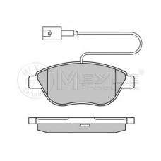 025 237 0919/PD MEYLE Комплект тормозных колодок, дисковый тормоз