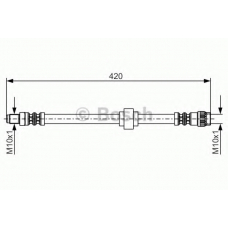 1 987 476 704 BOSCH Тормозной шланг