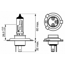 1 987 302 442 BOSCH Лампа накаливания