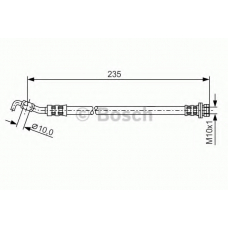 1 987 481 177 BOSCH Тормозной шланг